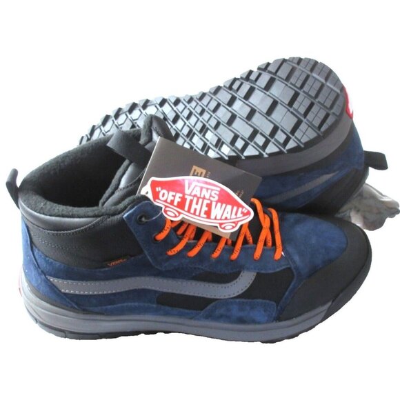 Vans Men's UltraRange Exo Hi MTE-1 All Weather Boots Dress Blues Black Sizes NIB - Picture 1 of 6
